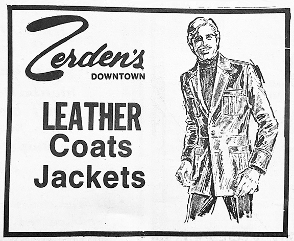 Zerdens ad published on 12.13.84