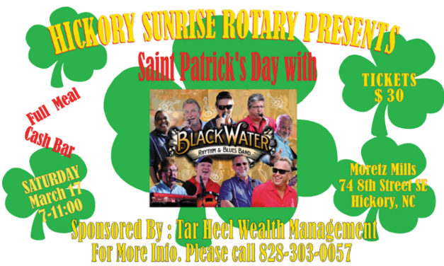 Hickory Sunrise Rotary Club’s St. Patrick’s Day Dance Is Set For March 17