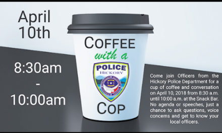 Hickory Police Department Hosts Coffee With A Cop Tuesday, April 10, At Snack Bar