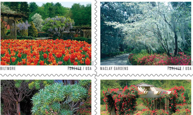 USPS American Gardens Forever Stamps Include Biltmore Estate