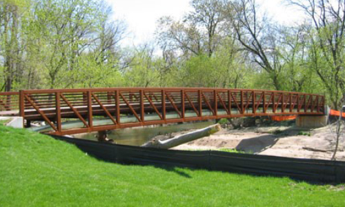 Future Horseford Creek Bridge At Hickory’s Glenn Hilton Park
