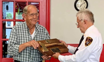 James ‘Flop’ Dale Jr. Honored For 50 Years  Of Service With Salem Fire Department