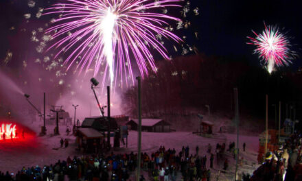 Appalachian Ski Mountain NYE Celebration With Fireworks
