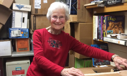 Sylvia King Receives Award For Volunteer Work With Catawba County Library