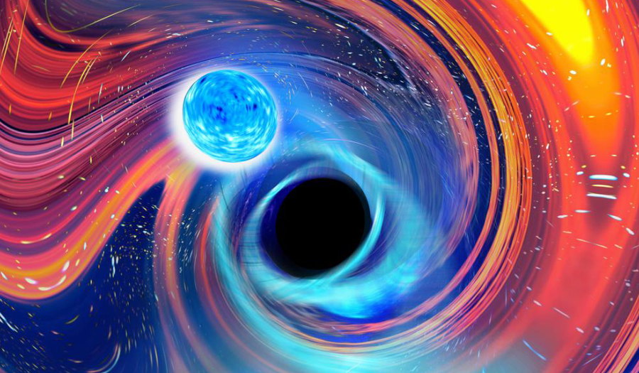 Cosmic Gulp! Astronomers See Black Hole Swallow Neutron Star