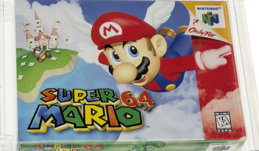 Unopened 1996 Super Mario 64 Game Sells For $1.56M