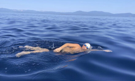 14-Year-Old Becomes Youngest To Swim Length Of Lake Tahoe