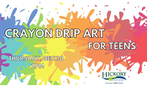 Crayon Drip Art For Teens