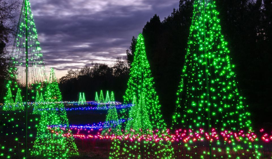 The Holidays At Daniel Stowe Botanical Garden, Till Jan. 2