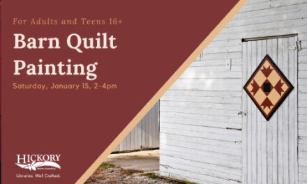 Barn Quilt Painting At Patrick Beaver Memorial Library, 1/15