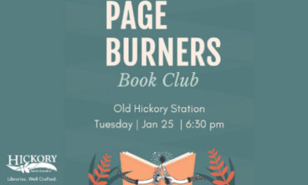 Page Burners Book Club Meets At Olde Hickory Station, Jan. 25