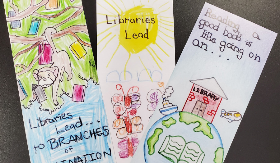 Enter The Friends Of Hickory Library Bookmark Contest By 3/9
