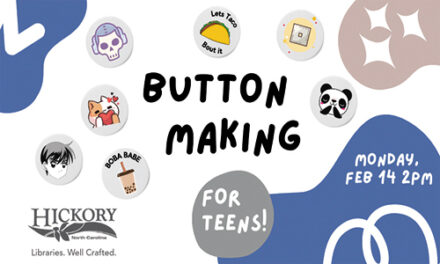 Button Making For Teens At Beaver Library, Feb. 14th