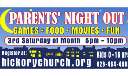 Parents’ Night Out (Ages 0-16) At Hickory Church Of Christ, 2/19