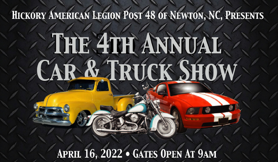 American Legion Fairgrounds Hosts 4th Annual Car & Truck Show, Saturday, April 16
