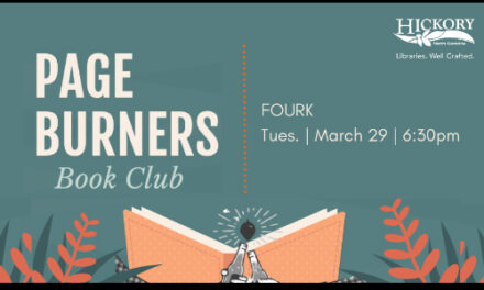Page Burners Book Club To Meet At FOURK, Tuesday, March 29