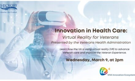 Health Care: Virtual Reality For Veterans, Wed., March 9