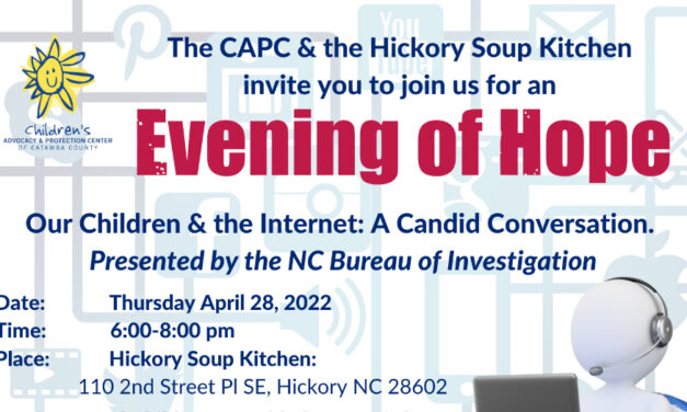 Evening Of Hope Fundraiser At Hickory Soup Kitchen, April 28