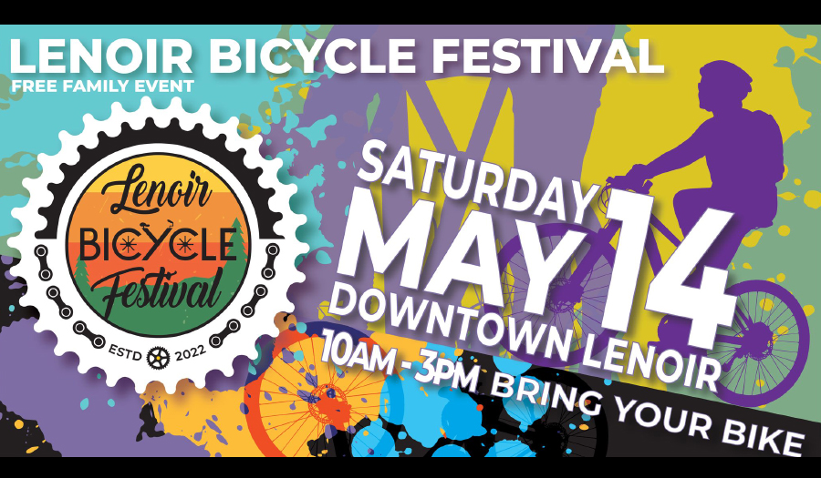 Lenoir Bicycle Festival, This Saturday, May 14, 10AM–3PM
