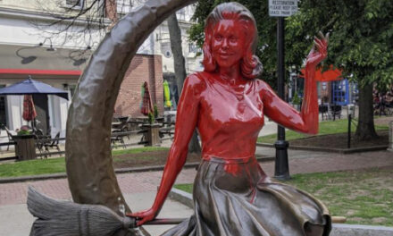 ‘Bewitched’ Statue In Salem Vandalized With Red Paint