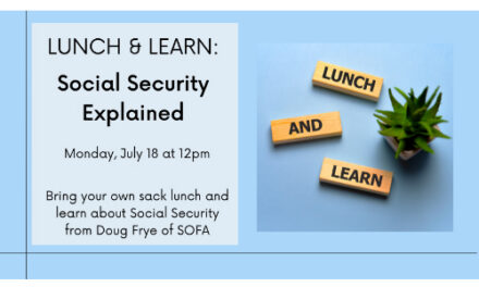 Lunch & Learn: Social Security Explained At Beaver Library, 7/18