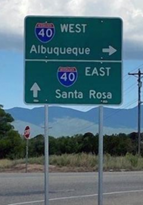 Double Take: Albuquerque Highway Sign