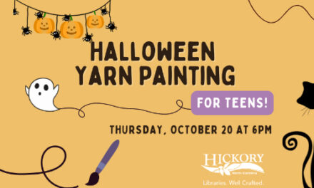 Halloween Yarn Painting For Teens At Beaver Library, 10/20