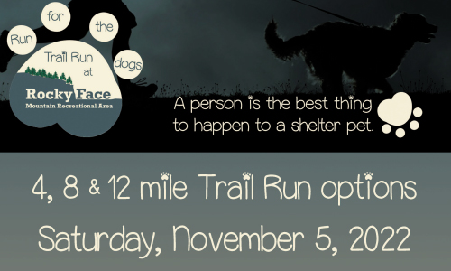 Annual Run For The Dogs Trail Race At Rocky Face Park, 11/5