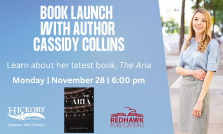 Book Launch Event With Author Cassidy Collins, November 28