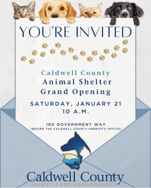 Caldwell Co. Grand Opening Of New Animal Shelter