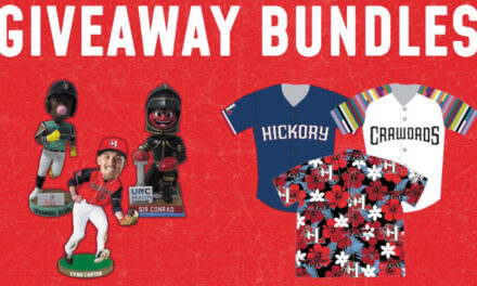 Hickory Crawdads Bobblehead & Jersey Giveaways Released