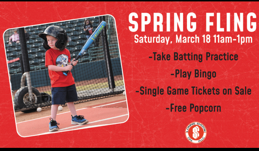 Hickory Crawdads Free Event, Spring Fling, Saturday, March 18