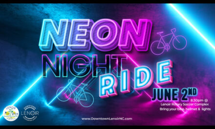 Neon Night Ride At Lenoir Rotary Soccer Complex, Friday, June 2