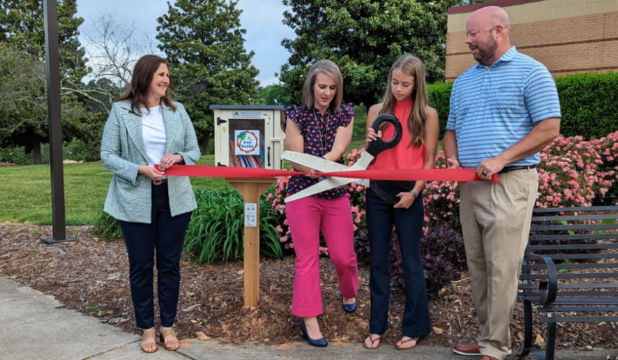 Public Health Adds Little Free Library To Serve Children